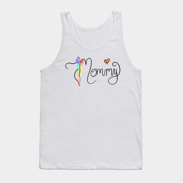 Mommy Tank Top by Orchid's Art